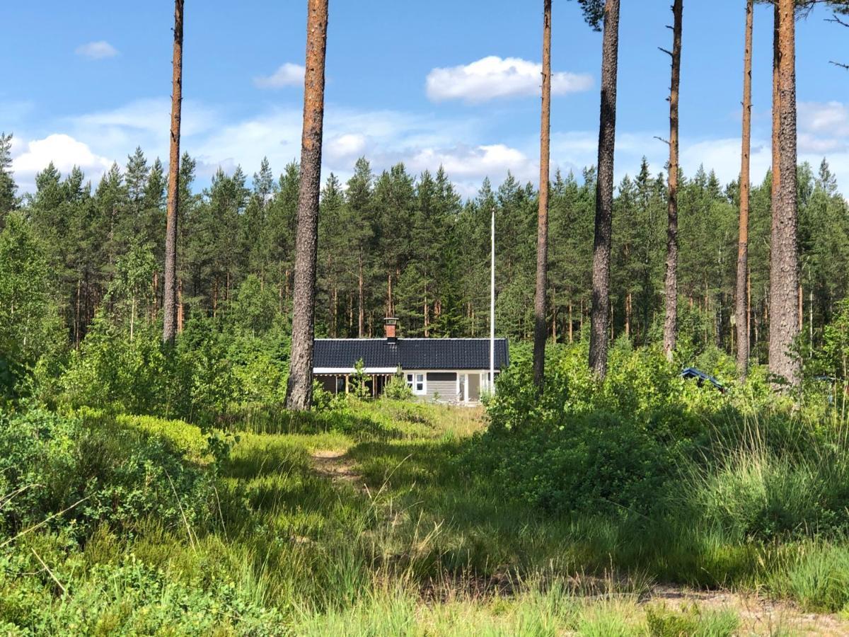 Modern Lakeside Cottage & Boat Near Isaberg Kavsjo Exterior foto